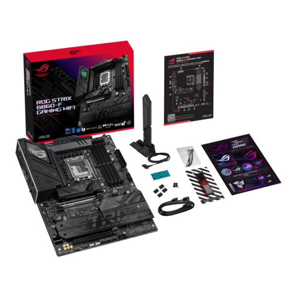 ASUS ROG STRIX B860-F GAMING WIFI ATX Motherboard ( Intel Socket LGA1851, Support Intel Core Ultra (Series 2) CPU, 4 x DDR5 Ram slots, Max 256GB Memory ) - Image 3