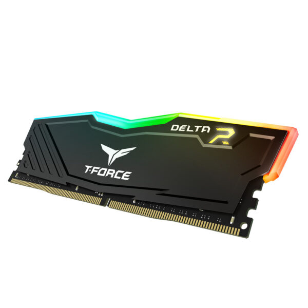 TeamGroup T-Force Delta RGB 16GB (16GBx1) DDR4 3600MHz CL18 Black Desktop RAM ( TF3D416G3600HC18J01 ) - Image 2
