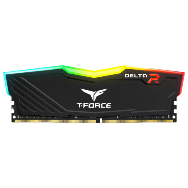 TeamGroup T-Force Delta RGB 8GB (8GBx1) DDR4 3200MHz CL16 Black Desktop RAM ( TF3D48G3200HC16F01 )
