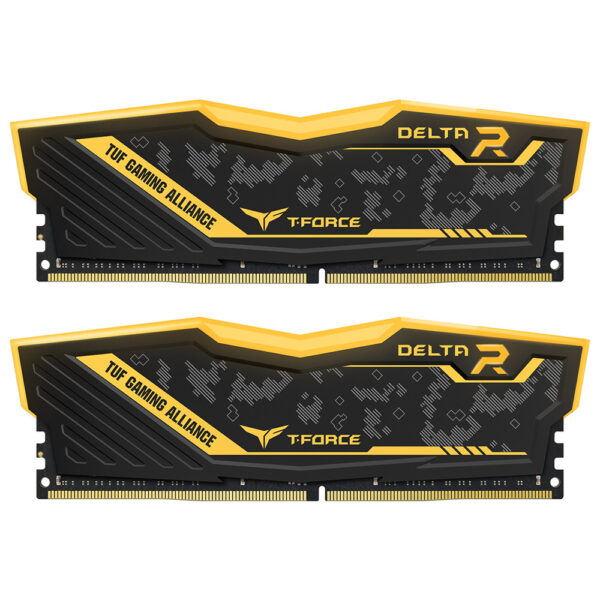 TeamGroup T-Force Delta TUF Gaming Alliance RGB 32GB (16GBx2) DDR4 3200MHz CL16 Desktop Gaming RAM ( TF9D432G3200HC16FDC01 )
