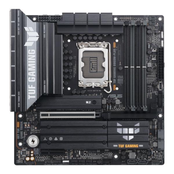 ASUS TUF GAMING B860M-PLUS mATX Motherboard ( Intel Socket LGA1851, Support Intel Core Ultra (Series 2) CPU, 4 x DDR5 256GB Memory )