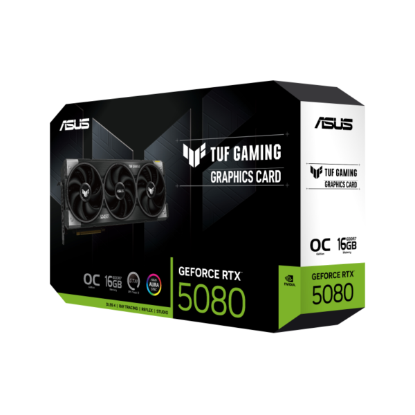 ASUS TUF Gaming GeForce RTX 5080 16GB GDDR7 OC Edition Graphics Card With Triple Fans ( TUF-RTX5080-O16G-GAMING ) - Image 16