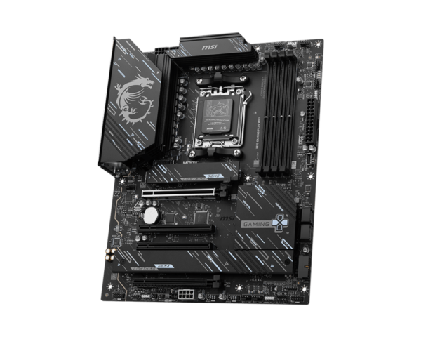 MSI X870 GAMING PLUS WIFI ATX Motherboard ( AMD Socket AM5, Supports AMD Ryzen 9000, 8000, 7000 Series Desktop CPU, 4x DDR5 RAM Slots, Max 256GB RAM ) - Image 3