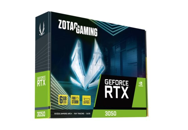 ZOTAC GAMING GeForce RTX 3050 6GB GDDR6 LP 96-bit Graphics Card With Dual Fans ( ZT-A30510L-10L ) - Image 2
