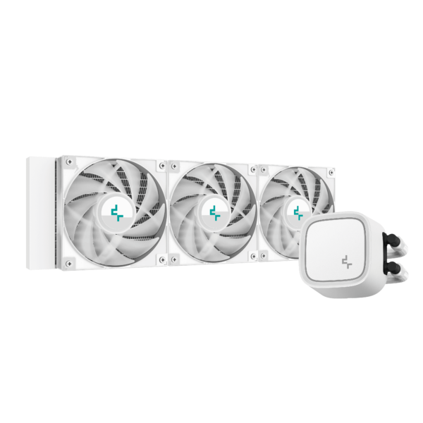 Deepcool LE720 WH 360mm Liquid CPU Cooler With 3 x 120mm New High-Performance ARGB Fans ( R-LE720-WHAMMN-G-1 ) - Image 4