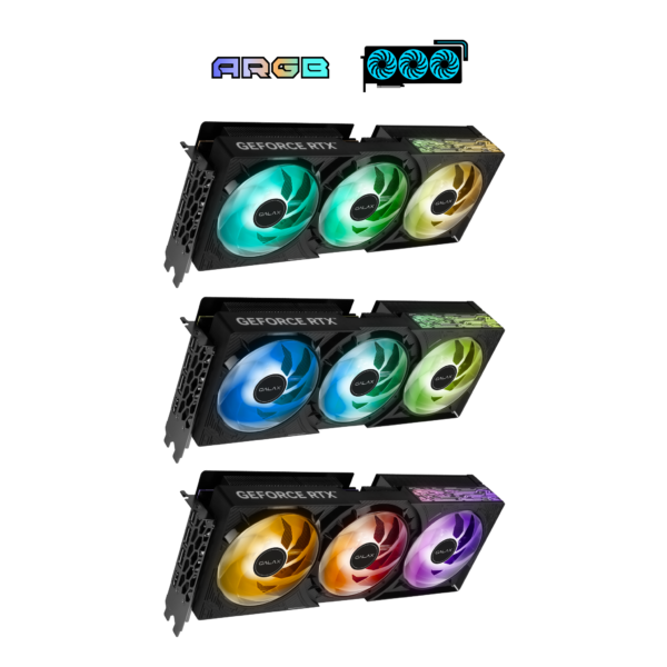 GALAX GeForce RTX 5080 1-Click OC 16GB GDDR7 256-bit Gaming Graphics Card With Triple Fans ( 58NZN6MDBBOC ) - Image 3