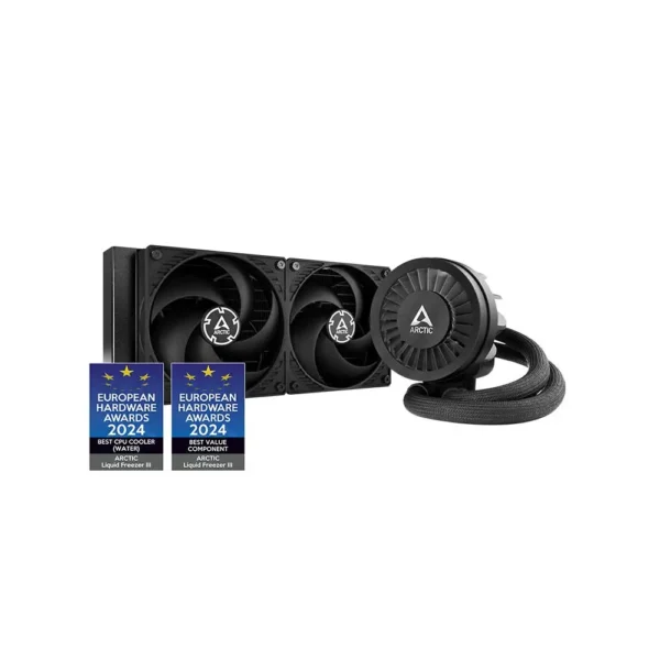 Arctic Liquid Freezer III 240 240 Black Liquid CPU Liquid Cooler With 2 x 120mm Silent and Powerful VRM Fan ( ACFRE00134A )