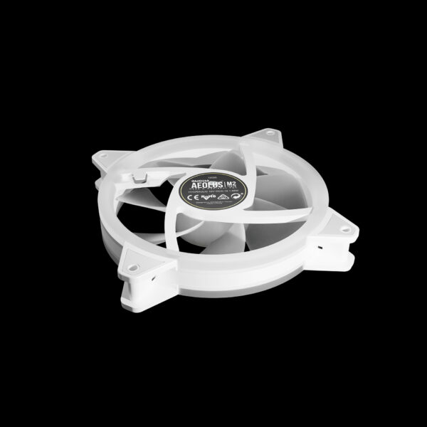Gamdias AEOLUS M2-1204R WH 120 mm Refined Brilliance Exceeding Silence Four M2 ARGB Four Pack Chassis Fan - Image 4
