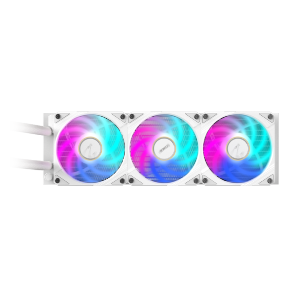 Gigabyte AORUS WATERFORCE X II 360 ICE 360mm White CPU Liquid Cooler With 3 x 120mm ARGB Fans  - Image 4