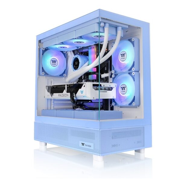Thermaltake View 270 TG ARGB Hydrangea Blue Mid Tower E-ATX Tempered Glass Chassis With A Pre-installed CT140 ARGB Sync PC Cooling Fan ( CA-1Y7-00MFWN-00 )