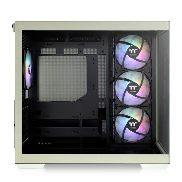Thermaltake View 380 TG ARGB Matcha Green Mid Tower ATX Tempered Glass Chassis With Pre-installed Four Hydraulic Bearing 120mm ARGB Lite Fans ( CA-1Z2-00MEWN-00 ) - Image 3