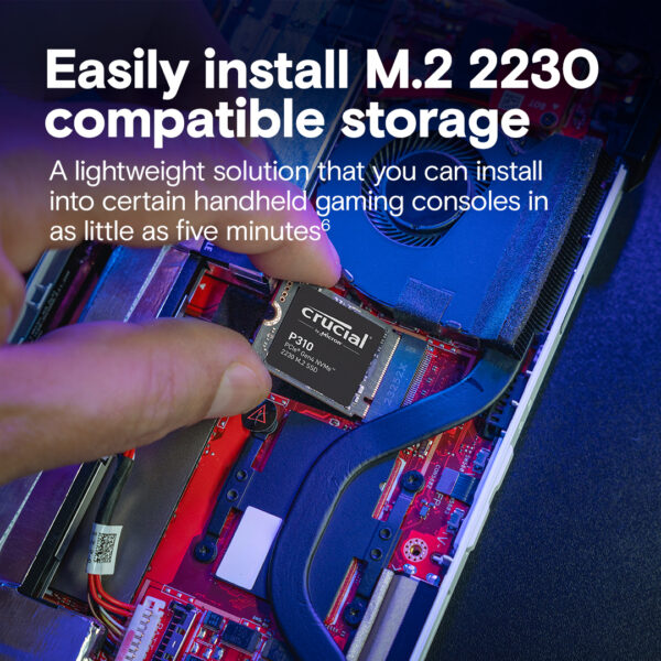 Crucial P310 2TB PCIe Gen4 NVMe M.2 2230 Internal SSD ( CT2000P310SSD2 ) - Image 6