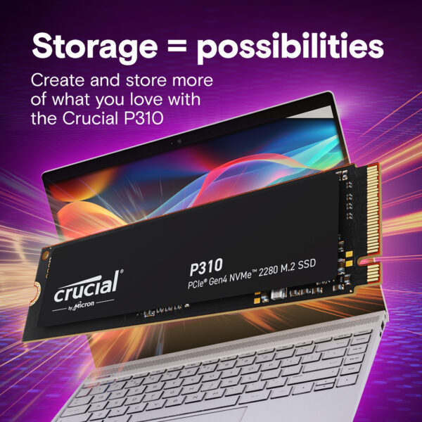 Crucial P310 2TB M.2 NVMe PCIe Gen4 Internal SSD ( CT2000P310SSD8 ) - Image 6