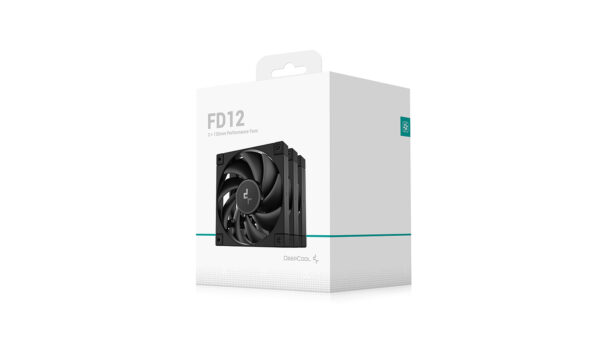 Deepcool FD12-3 IN 1 120mm  PWM Triple Pack Black Chassis Fans ( R-FD12-BKNPN3-G ) - Image 2