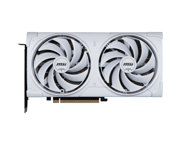 MSI GeForce RTX 5070 12G VENTUS 2X OC WHITE 12GB GDDR7 192-bit Gaming Graphics Card With Dual Fans ( G5070-12V2CW ) - Image 2
