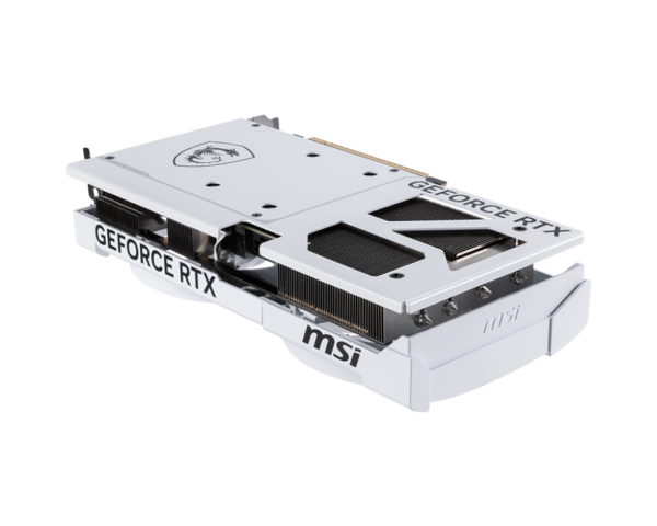 MSI GeForce RTX 5070 12G VENTUS 2X OC WHITE 12GB GDDR7 192-bit Gaming Graphics Card With Dual Fans ( G5070-12V2CW ) - Image 3