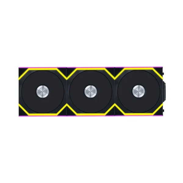 Lian Li UNI Fan SL Wireless LCD 120 Black 120mm Triple Pack ARGB Cabinet Fan ( G99-12SLLCD1W3B-IN ) - Image 2