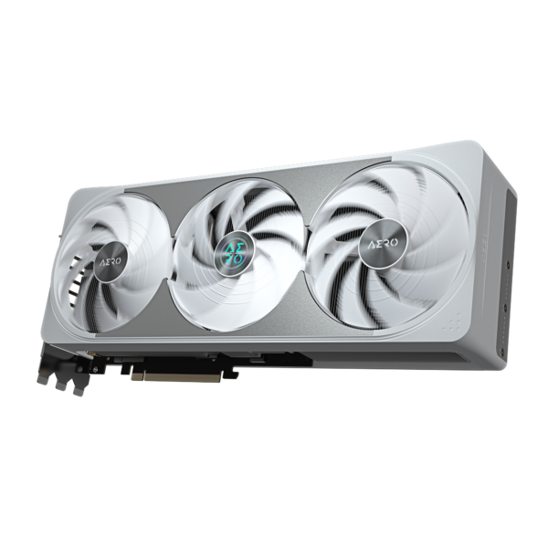 Gigabyte GeForce RTX 5070 Ti AERO OC 16G 16GB GDDR7 256 bit White Gaming Graphics Card With Triple Fans ( GV-N507TAERO OC-16GD ) - Image 4