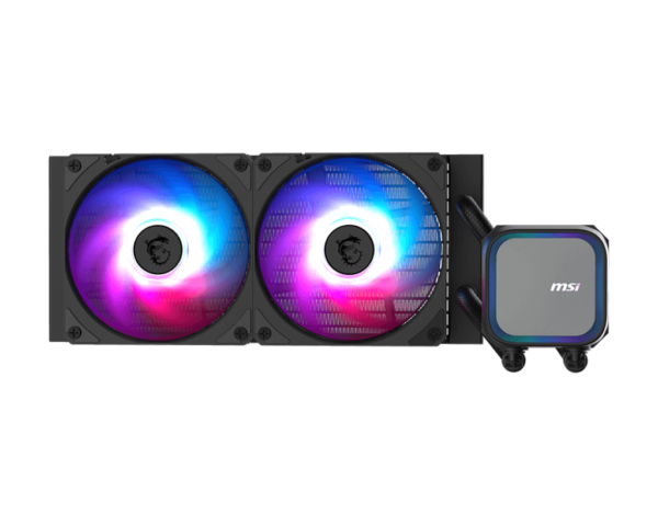 MSI MAG CORELIQUID A13 240 240 mm AIO Black CPU Liquid Cooler With 2 x 120 ARGB Gen2 Fans - Image 2