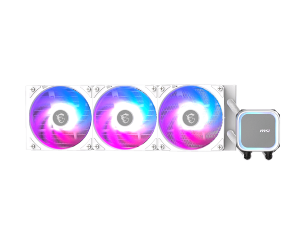 MSI MAG CORELIQUID A13 360 / WHITE 360mm AIO CPU Liquid Cooler With 3 x 120 ARGB Gen2 Fans - Image 3