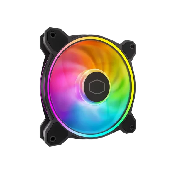 Cooler Master MasterFan MF120 Halo²120mm Single Pack Addressable Gen 2 RGB Cabinet Fan ( MFL-B2DN-21NP2-R2 ) - Image 2