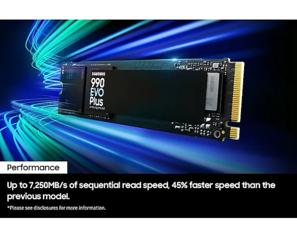 Samsung 990 EVO Plus 1TB NVMe M.2 PCIe 4.0 Internal SSD ( MZ-V9S1T0BW ) - Image 8