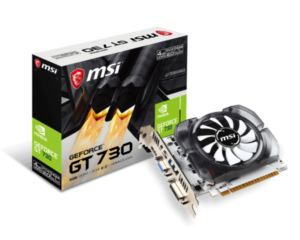 MSI N730-4GD3V2 GT 730 4GB DDR3 128 Bit Graphics Card
