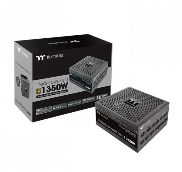 Thermaltake Toughpower GF3 1350 Watt 80 Plus Gold Fully Modular TT Premium Edition Power Supply Unit ( PS-TPD-1350FNFAGE-4 )