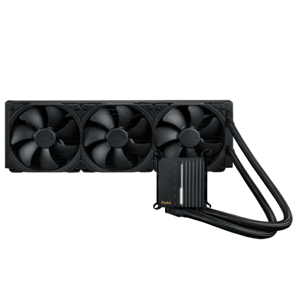 Asus ProArt LC 420 Black 420mm All-in-one CPU Liquid Cooler With Three Noctua NF-A14 IndustrialPPC-2000 PWM 140mm Radiator Fans