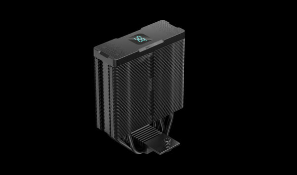 Deepcool AG400 Digital Plus 120mm ARGB Dual Fan CPU Air Cooler With Four Advanced Copper Heat Pipes ( R-AG400-BKADMP-G-1 ) - Image 4