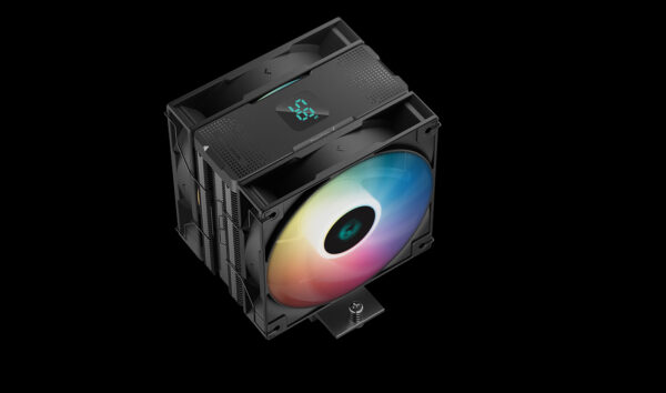 Deepcool AG400 Digital Plus 120mm ARGB Dual Fan CPU Air Cooler With Four Advanced Copper Heat Pipes ( R-AG400-BKADMP-G-1 ) - Image 8