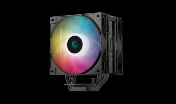 Deepcool AG400 Digital Plus 120mm ARGB Dual Fan CPU Air Cooler With Four Advanced Copper Heat Pipes ( R-AG400-BKADMP-G-1 ) - Image 9