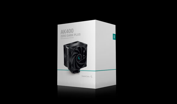 Deepcool AK400 Zero Dark Plus 120mm CPU Air Cooler With Two High-Performance FDB Fans ( R-AK400-BKNNMD-G-1 ) - Image 11