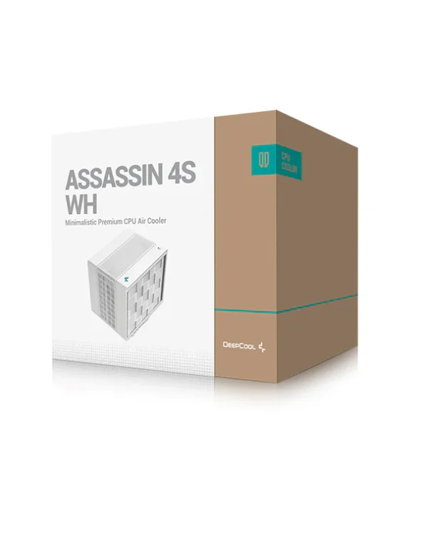 Deepcool ASSASSIN 4S WH 140mm Dual Tower CPU Air Cooler With Seven 6mm Heat Pipes 140mm Fdb Fan ( R-ASN4S-WHGPMN-G ) - Image 7