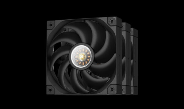 Deepcool FT12-3 IN 1 120mm PWM Triple Pack Chassis Fans ( R-FT12-BKWPN3-G )