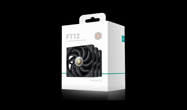 Deepcool FT12-3 IN 1 120mm PWM Triple Pack Chassis Fans ( R-FT12-BKWPN3-G ) - Image 2