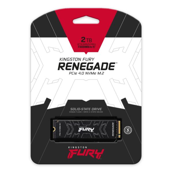 Kingston FURY Renegade 2TB M.2 NVMe Gen4 PCIe 4.0 SSD For Gamers, Enthusiasts And High-Power Users ( SFYRD/2000G ) - Image 3