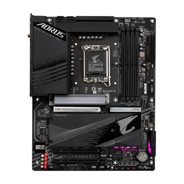 Gigabyte Z790 AORUS ELITE AX (rev. 1.x) ATX Motherboard ( Intel LGA1700 Socket, Supports 14th, 13th, and 12th Generation Intel Core, Pentium Gold and Celeron CPU, 4 x DDR5 RAM Slots, Max 256GB RAM ) - Image 2