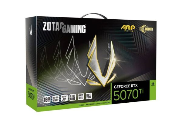 ZOTAC GAMING GeForce RTX 5070 Ti AMP Extreme INFINITY 16GB GDDR7 256-bit Gaming Graphics Card With Triple Fans ( ZT-B50710B-10P ) - Image 8