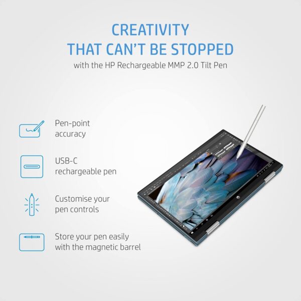 HP Pavilion x360 14-dy1009tu Intel Core i5 11th Gen 14-inch Touch FHD IPS 2 in 1 Laptop ( 8 GB DDR4 RAM, 512GB SSD, WIN 11+MSO, Blue ) - Image 7