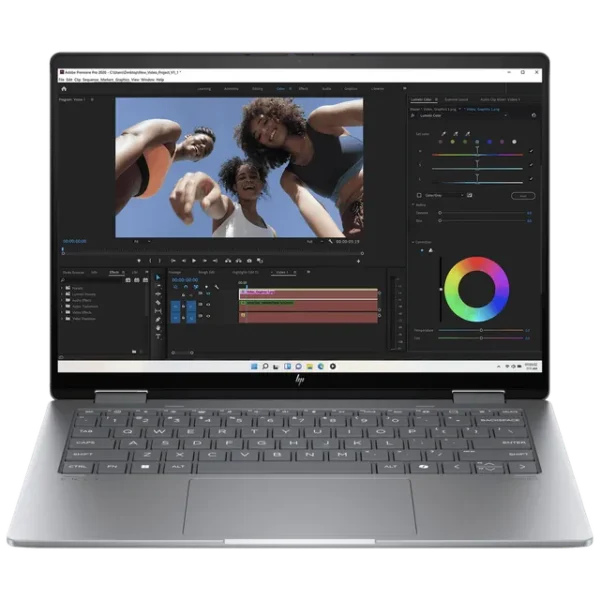 HP Envy x360 14-fa0038AU AMD Ryzen 5-8640HS 14 inch WUXGA IPS Touchscreen Thin and Light Silver Laptop ( 16GB LPDDR5 RAM, 512GB SSD , WIN 11+MSO ) - Image 2