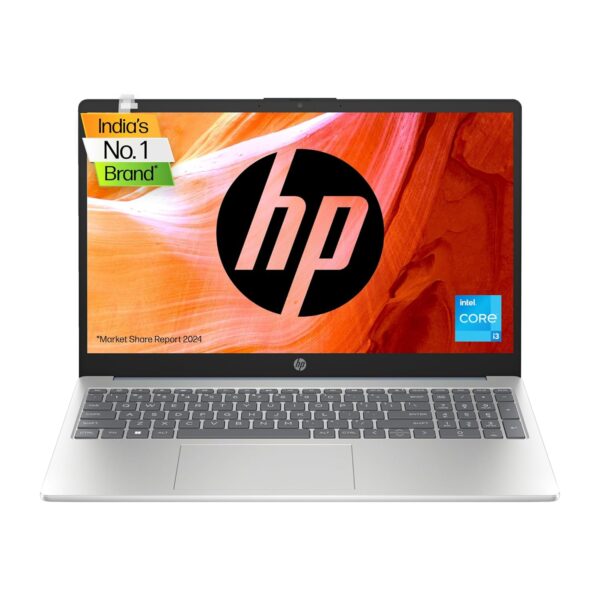 HP 15 15-FD0063TU Intel Core i3 12th Gen 15.6 Inch FHD Anti-Glare Micro Edge Display Light Weight Silver Laptop A33FQPA ( 8GB DDR4 RAM, 512 GB SSD, WIN 11+MSO )
