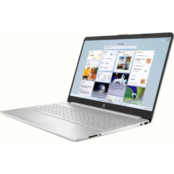 HP 15S-FD0186TU Intel Core i3-1315U 13th Gen 15.6 Inch Full HD Thin and Light Silver Laptop ( 8 GB DDR4 RAM, 512 GB SSD, WIN11+MSO ) - Image 2