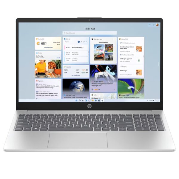 HP 15 15-fc0156AU AMD Ryzen 5-7520U 15.6 inch Full HD Thin and Light Silver Laptop 9D3N4PA ( 16 GB LPDDR5 RAM, 512GB SSD, WIN 11+MSO )