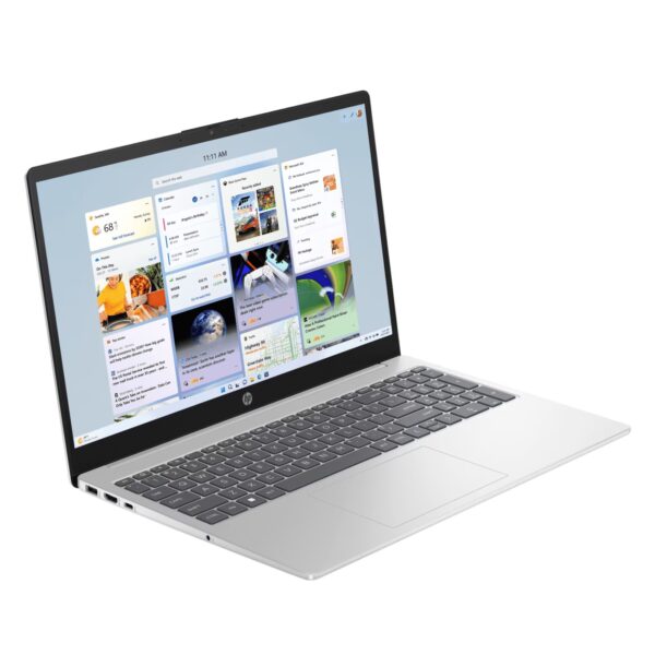 HP 15 15-fc0156AU AMD Ryzen 5-7520U 15.6 inch Full HD Thin and Light Silver Laptop 9D3N4PA ( 16 GB LPDDR5 RAM, 512GB SSD, WIN 11+MSO ) - Image 2