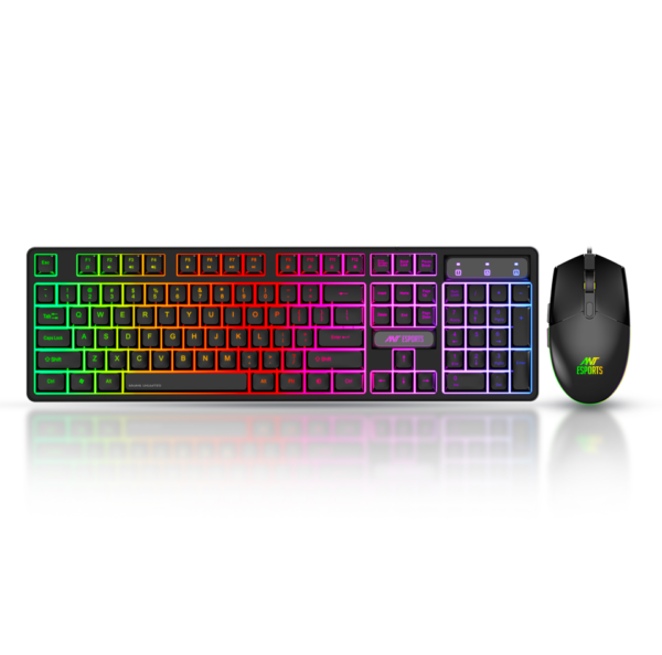 Ant Esports KM1600 Wired Backlit Rainbow Gaming Keyboard & Mouse Combo ( AEPP0068 ) - Image 2