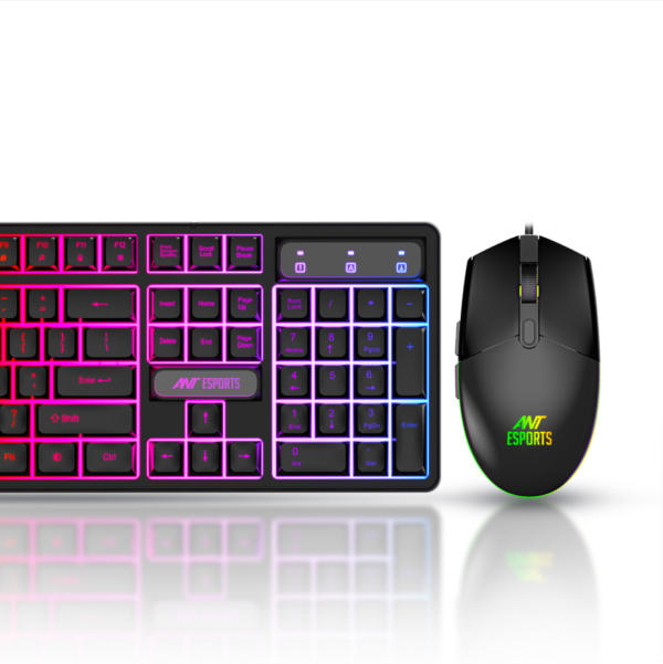 Ant Esports KM1600 Wired Backlit Rainbow Gaming Keyboard & Mouse Combo ( AEPP0068 ) - Image 3