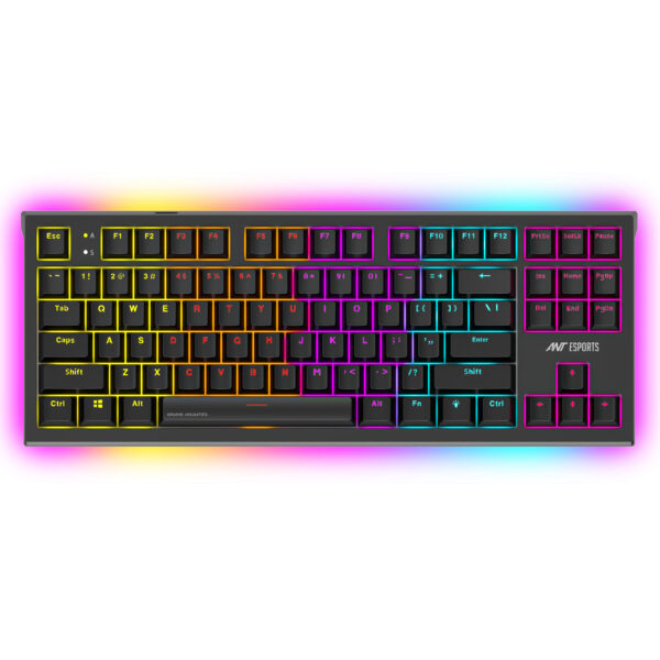 Ant Esports MK1800 TKL Mechanical Backlit Wired Black Gaming Keyboard With Blue Switches ( AEPP0224 ) - Image 2