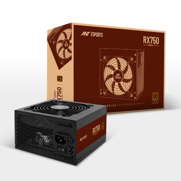 Ant Esports RX750 750Watt 80 Plus Bronze Certified Non Modular Atx Power Gaming Power Supply Unit ( AESP0328 ) - Image 2