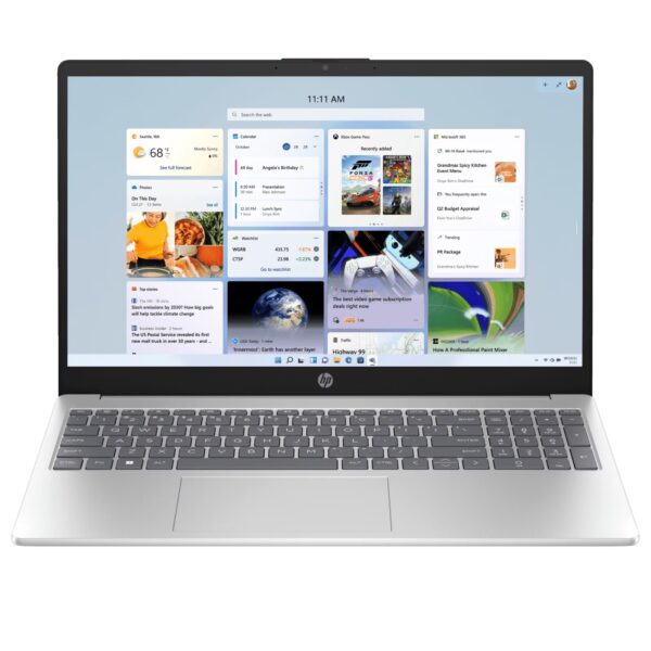HP 15-fc1004AU AMD Ryzen 5-7535HS 15.6 Inch FHD Thin and Light Silver Laptop AK6C7PA ( 8 GB DDR5 RAM, 512 GB SSD, WIN 11+MSO )